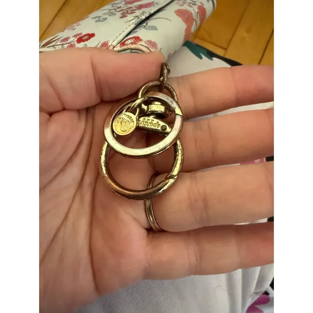 Spartina 449 floral print card keychain‎